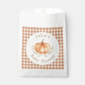 Boho Pumpkin Fall Herbst Blätterdusche Geschenktütchen (Vorderseite)