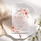 BOHO Pumpkin Fall in Liebe Bridal Dusche Einladung