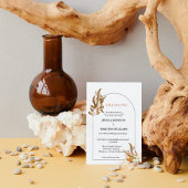 Boho Pumpkin Fall in Liebe Herbsthochzeit Einladung