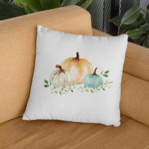 Boho Pumpkin Fall Watercolor Herbst