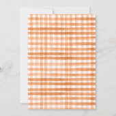 Boho Pumpkin Foliage Fall in Liebe Brautparty Einladung (Rückseite)