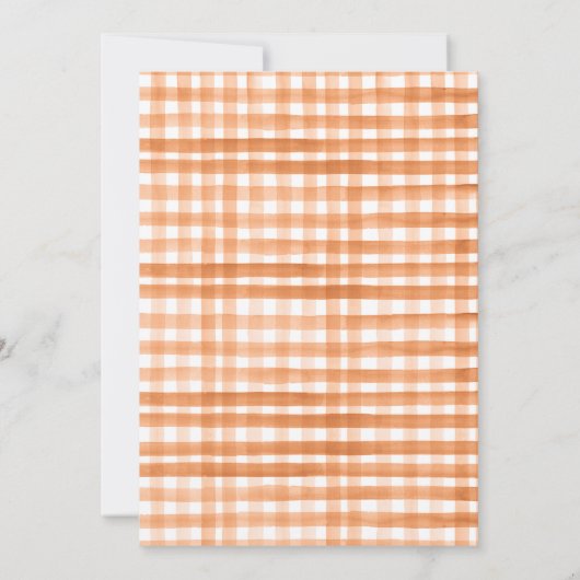 Boho Pumpkin Foliage Fall in Liebe Brautparty Einladung (Rückseite)