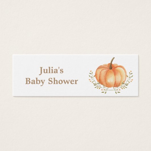 Boho Pumpkin Herbst Herbst Kinderdusche Windeln Ra (Vorderseite)