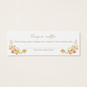 Boho Pumpkin Herbst Herbst Kinderdusche Windeln Ra (Rückseite)