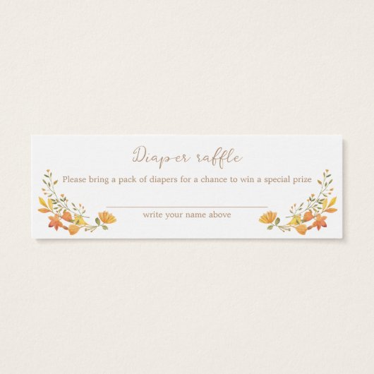 Boho Pumpkin Herbst Herbst Kinderdusche Windeln Ra (Rückseite)