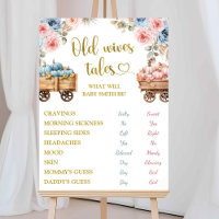 Boho Pumpkin Pampas Grass He or She Gender Reveal