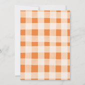 Boho Pumpkin Par-tea Birthday Tea Party Girl Einladung (Rückseite)