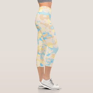 Boho-Punkte-Muster Capri Leggings