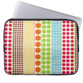 Boho punktiert Elektronik-Tasche Laptopschutzhülle (Vorderseite)