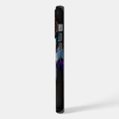 Boho Purple Dreamcatcher in Window iPhone Hülle (Linke Seite)