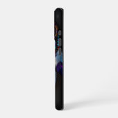 Boho Purple Dreamcatcher in Window Monogrammed iPhone Hülle (Linke Seite)