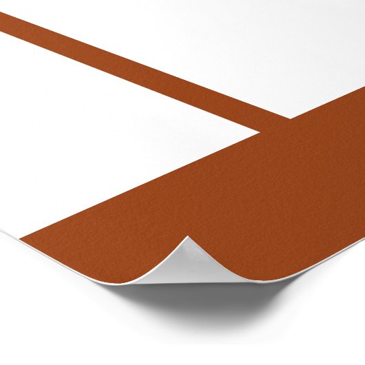 Boho QR Code Terracotta Arch Wedding Welcome Sign Poster (Ecke)