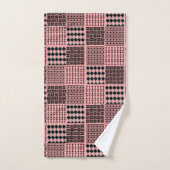 Boho Quilt Badhandtuch Set (Handtuch)