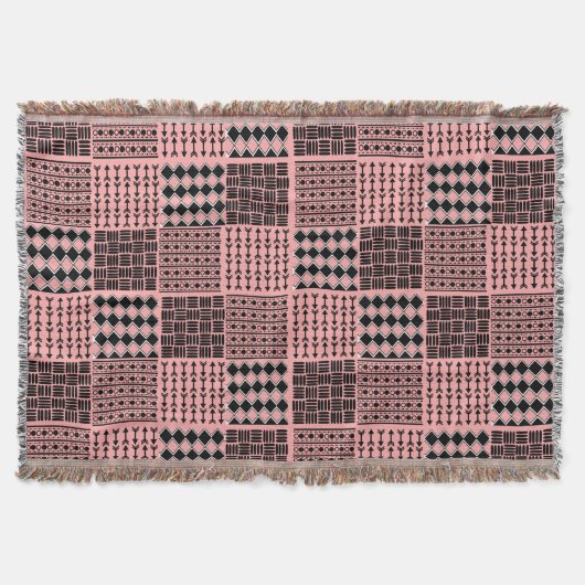 Boho Quilt Decke (Vorderseite)