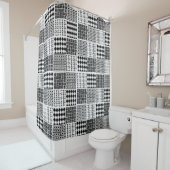 Boho Quilt Duschvorhang (Beispiel)