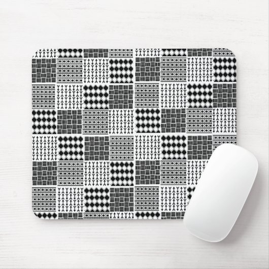 Boho Quilt Mousepad (Mit Mouse)