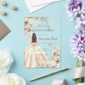Boho Quinceanera Acryleinladungen (In Situ (Hochzeit))