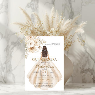 Boho Quinceanera Einladung