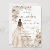 Boho Quinceanera Einladung (Vorderseite)
