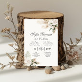 Boho Quinceanera Spanisch Einladung