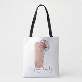 Boho Quote Live Dream Big Simple Blume Tasche