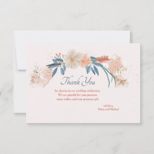 Boho-Rahmen Danke-Karte Dankeskarte