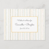 Boho Rain Baby Duschberatungskarten Hinweiskarte (Vorderseite)