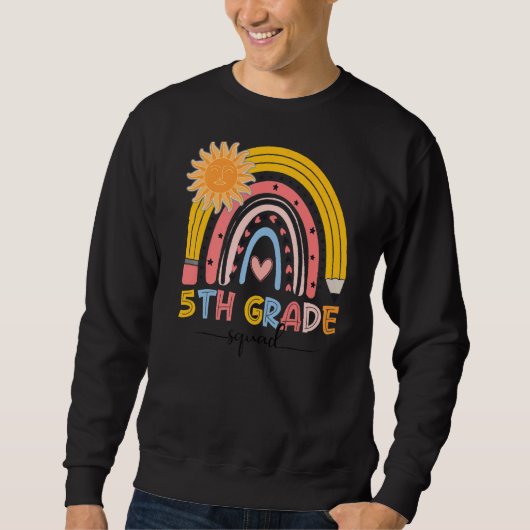 Boho Rainbow 5. Sweatshirt (Vorderseite)