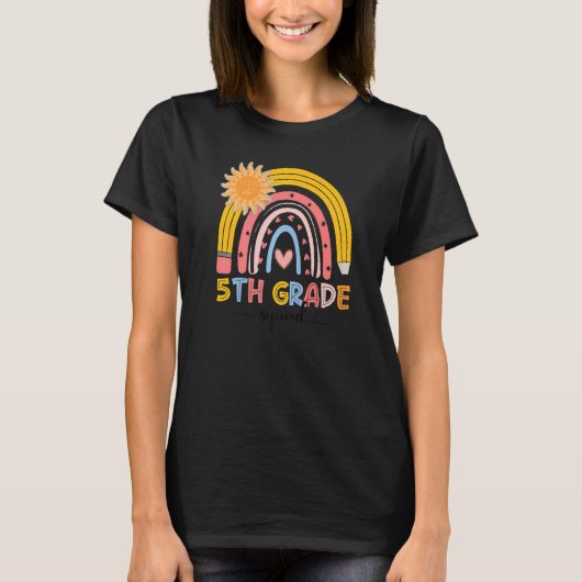 Boho Rainbow 5. T-Shirt (Vorderseite)