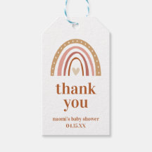Boho Rainbow Baby Dusche Danke Tag