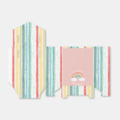 Boho Rainbow Baby Dusche Pink Geschenkschachtel (Ungefaltet)
