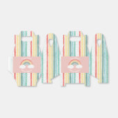 Boho Rainbow Baby Dusche Pink Geschenkschachtel (Ungefaltet)