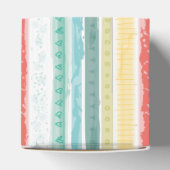 Boho Rainbow Baby Dusche Pink Geschenkschachtel (Oben)