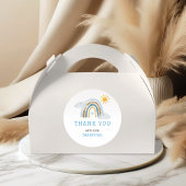 Boho Rainbow Baby Dusche Vielen Dank Sticker