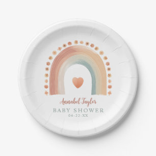 Boho Rainbow Baby Shooting Paper Teller - Aquarell