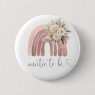 Boho Rainbow Baby Shooting Tuntie zu sein Button