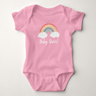 Boho Rainbow Baby Showbabysitter Baby Strampler