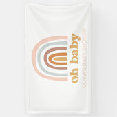 Boho Rainbow Baby Showbanner Banner (Vertikal)