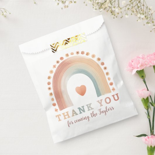 Boho Rainbow Baby Showbeutel - Watercolor Th Geschenktütchen (Versiegelt)
