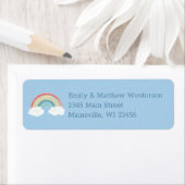 Boho Rainbow Baby Shower Blue Boy (Insitu)