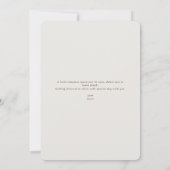 Boho Rainbow Baby Shower Earthy Gender Neutral Einladung (Rückseite)