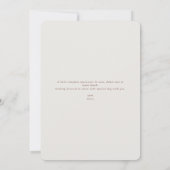 Boho Rainbow Baby Shower Earthy Girl Einladung (Rückseite)