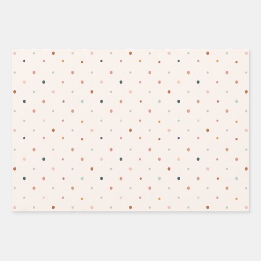 Boho Rainbow Baby Shower Geschenkpapier Set (Vorderseite)