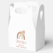 Boho Rainbow Baby Shower Geschenkschachtel (Geöffnet)