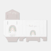 Boho Rainbow Baby Shower Geschenkschachtel (Ungefaltet)