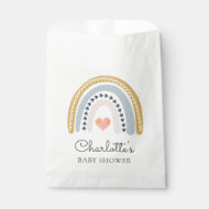Boho Rainbow Baby Shower Geschenktütchen