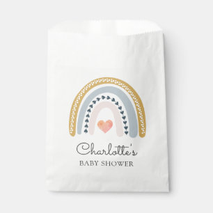 Boho Rainbow Baby Shower Geschenktütchen