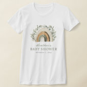 Boho Rainbow Baby Shower T-Shirt (Ablage )