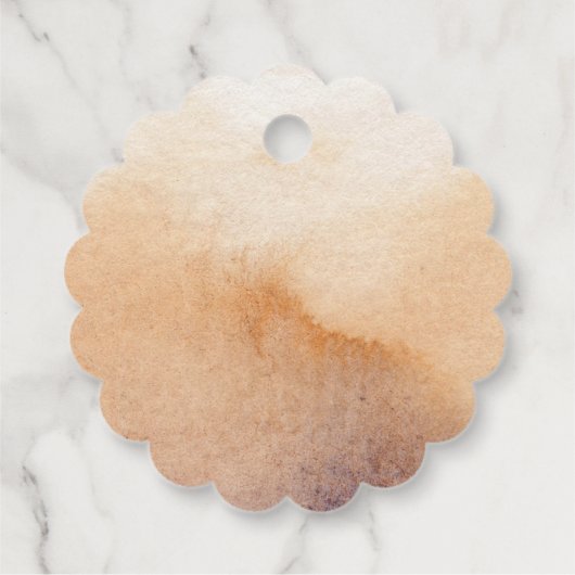 Boho Rainbow Baby Shower Vielen Dank Geschenkanhänger (Rückseite)