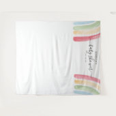 Boho Rainbow Baby Showroom Foto Stand Wandteppich (Vorderseite (Horizontal))
